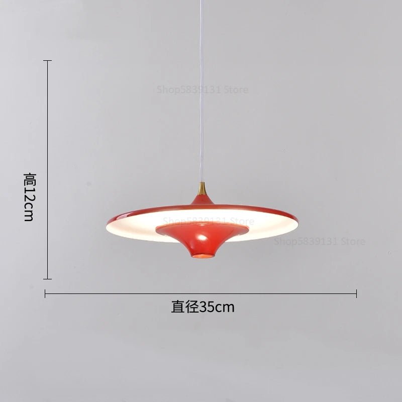suspension led modernes simples et créatives nordiques - vue 10 sur 14