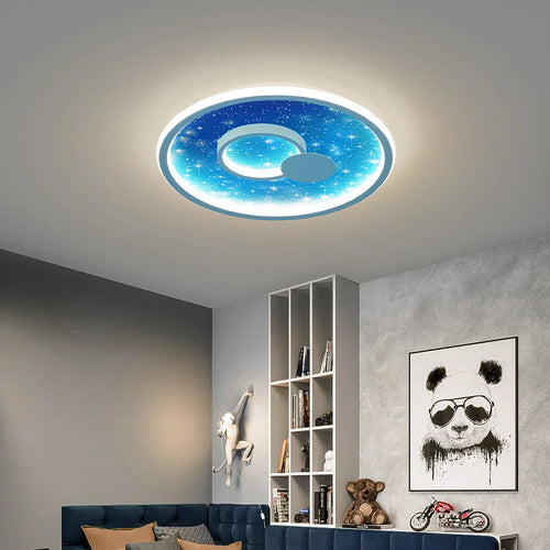 lustre nordique lumineux pour enfants style dessin animé - vue 4 sur 18