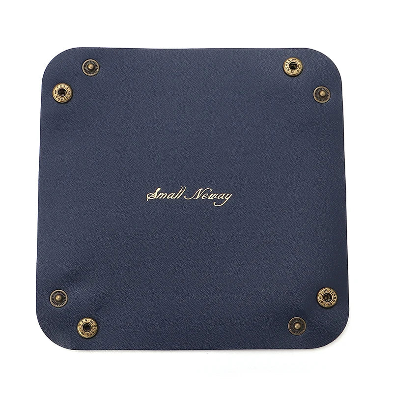 boîte de rangement en cuir pour bureau et accessoires - vue 14 sur 14