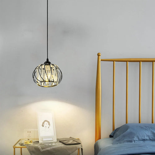 Simple Nordic glass chandelier, modern LED lights for living room, study, hallway, hallway, flat lamps, interior lighting - vue 5 sur 7