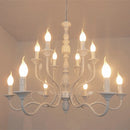 lustre rétro en fer noir style vintage industriel pour éclairage intérieur