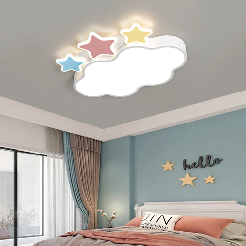 lampe led créative pour chambre d'enfant motif avion et nuages - vue 5 sur 11