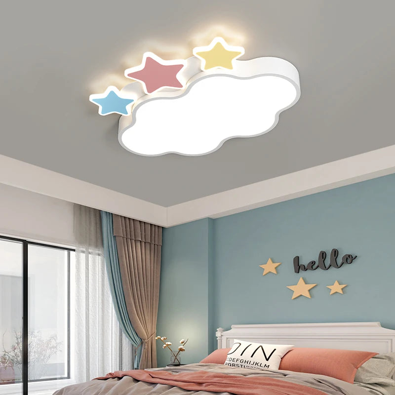 lampe led créative pour chambre d'enfant motif avion et nuages - vue 5 sur 11