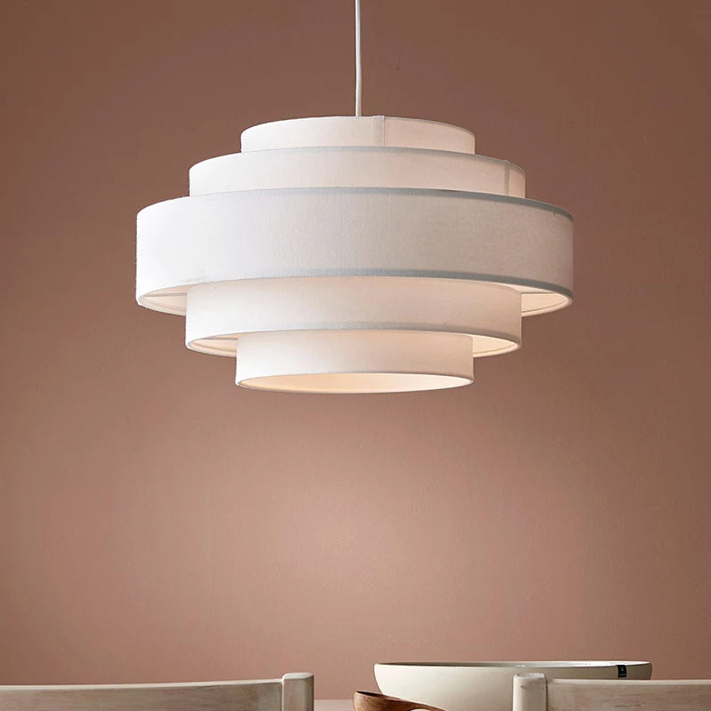lustre en tissu créatif pour un éclairage minimaliste personnalisé - vue 3 sur 12