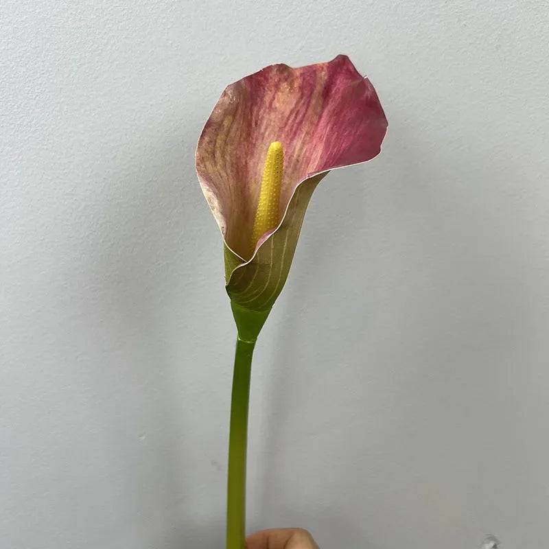 lot de 4 lys calla artificiels pour décoration de mariage - vue 8 sur 11