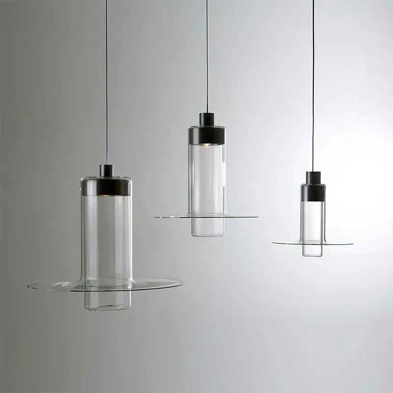 lustre moderne en verre pour cuisine et salon - vue 1 sur 7