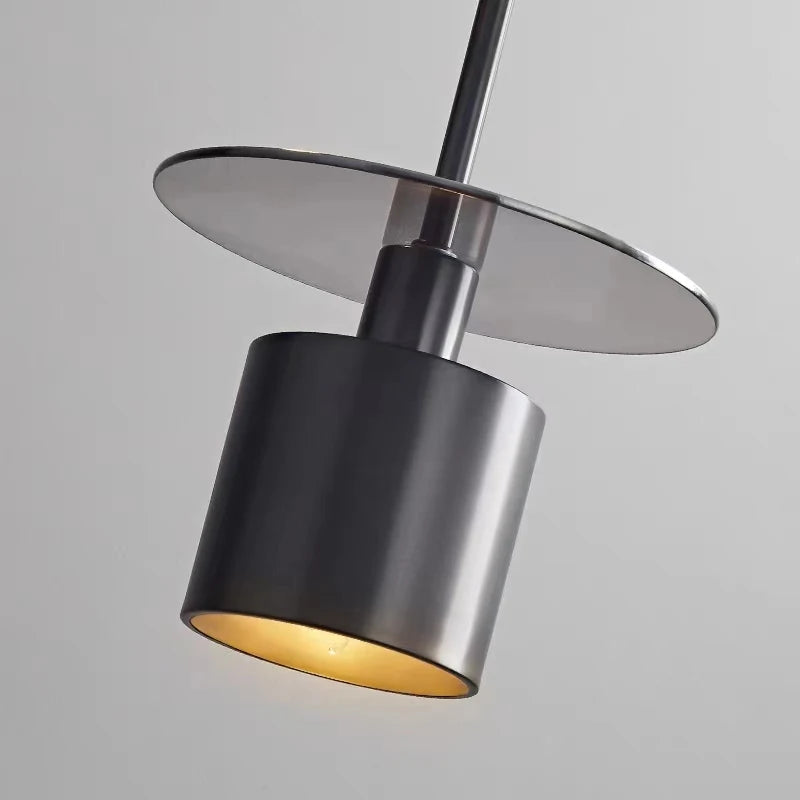 suspension LED en laiton avec cordon réglable pour bar - vue 5 sur 6
