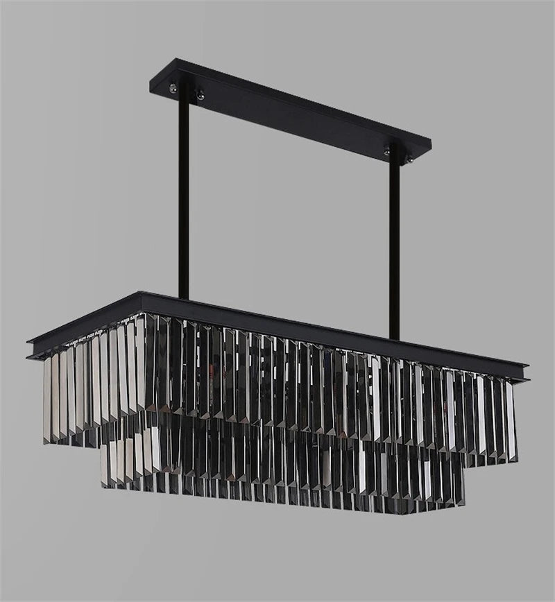 lustre moderne en cristal pour un éclairage élégant intérieur - vue 5 sur 6