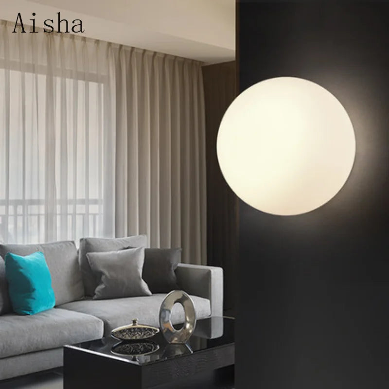 applique murale led en verre minimaliste pour intérieur - vue 2 sur 14