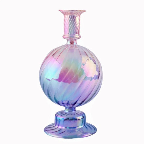 bougeoirs rétro coniques haut en verre pour décoration - vue 22 sur 32