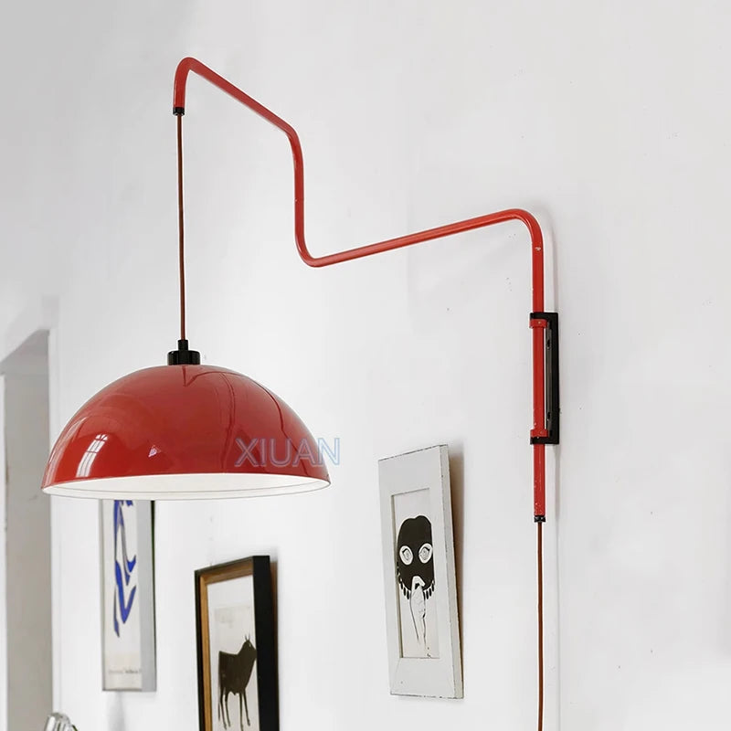 applique murale nordique led à bascule rétractable pour intérieur élégant - vue 1 sur 7
