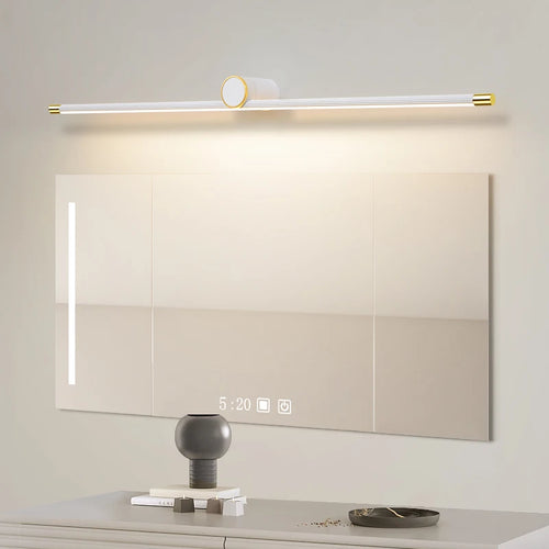 miroir moderne avec lumières led pour maquillage et décoration intérieure - vue 2 sur 12