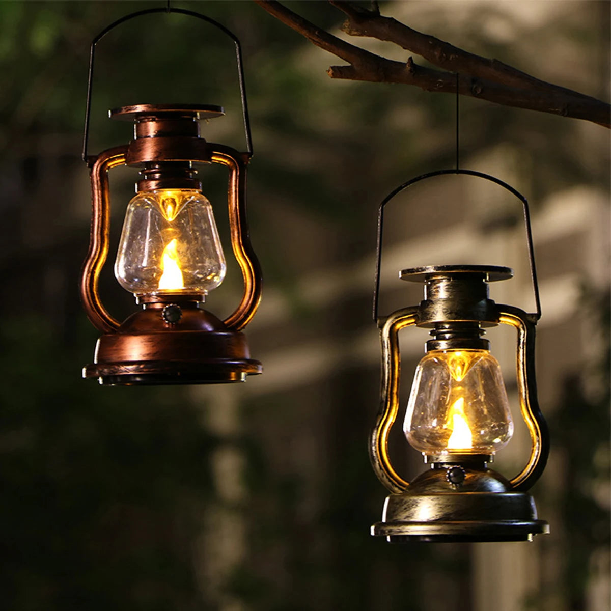 lampe solaire à led pour jardin et camping portable - vue 3 sur 7