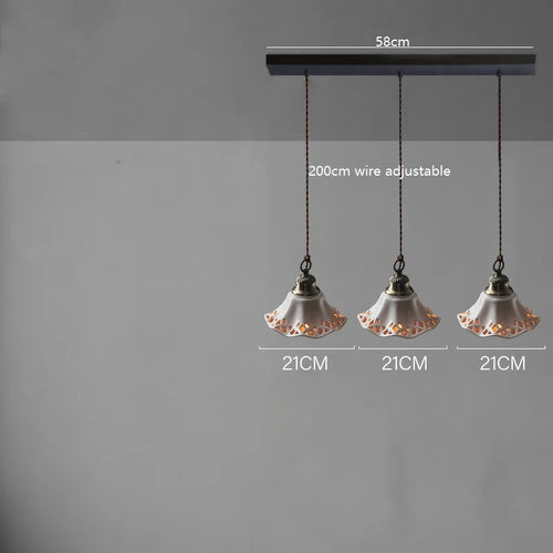 Suspension led en céramique moderne simple - vue 21 sur 29