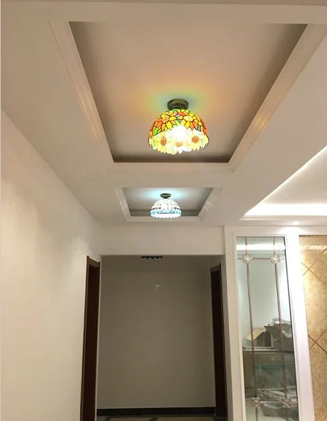 plafonnier moderne en éclairage led nordique pour balcon et allée - vue 6 sur 39