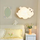 applique murale décorative en forme d'ours polaire idéale pour intérieur
