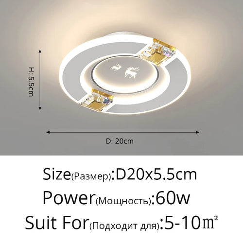 allée nordique led lumières de luxe personnalité créative - vue 14 sur 14