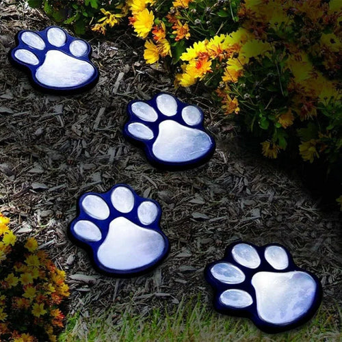 lot de 4 lampes solaires chien pour jardin extérieur animaux - vue 3 sur 6