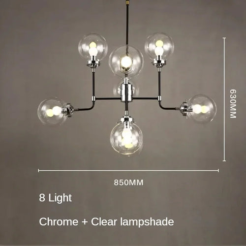 lustre artistique en verre pour décoration intérieure moderne - vue 13 sur 24