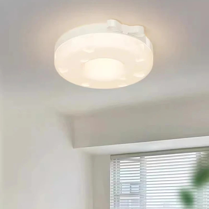 plafonnier forme de fromage pour pépinière de bébé fille - vue 6 sur 8
