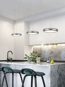 lampes de luxe suspendues avec télécommande pour restaurant