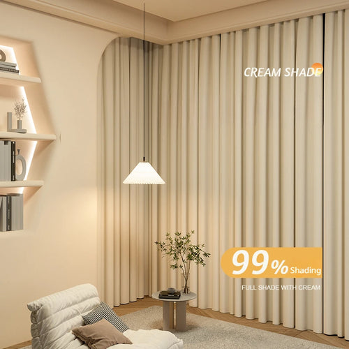 Rideau moderne plissé occultant luxe pour salon chambre - vue 2 sur 18