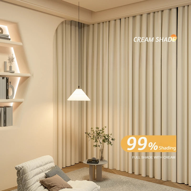 Rideau moderne plissé occultant luxe pour salon chambre - vue 1 sur 18