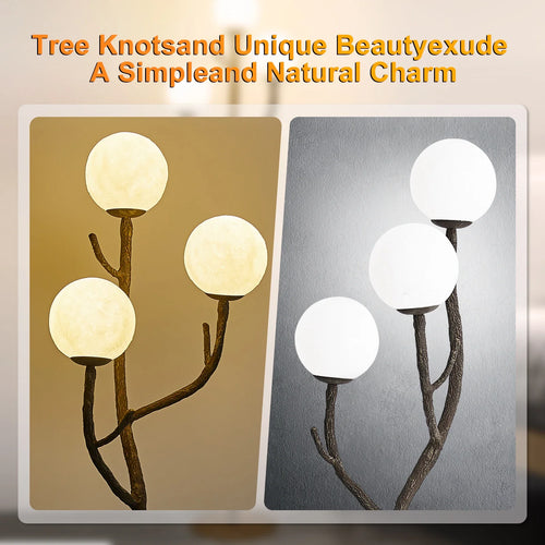 lampadaire en métal artisanal inspiré de la nature - vue 4 sur 7