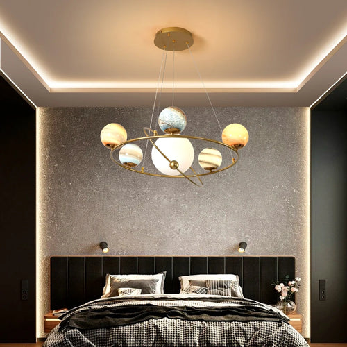 suspension créative en forme de planète pour décoration unique - vue 3 sur 9