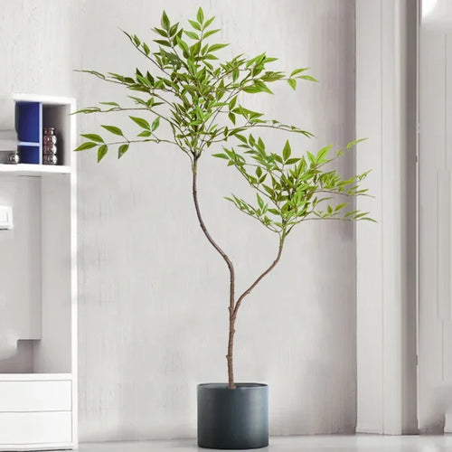 grande plante artificielle en bambou pour décoration intérieure et extérieure - vue 2 sur 7
