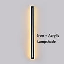 applique murale led étanche moderne adaptée pour extérieur