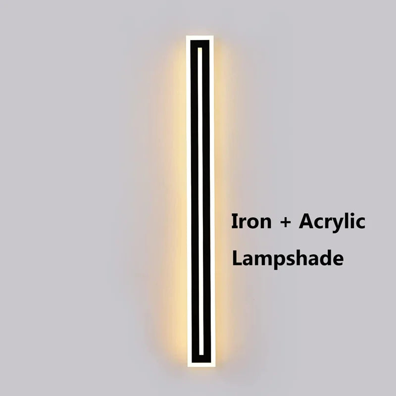 applique murale led étanche moderne adaptée pour extérieur - vue 6 sur 6