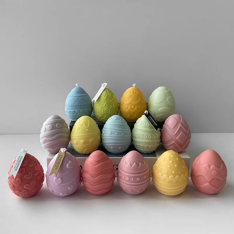 moule en silicone pour bougies œufs de pâques fait maison - vue 5 sur 21