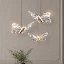 suspension en cristal nordique à led pour décoration moderne