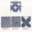 Serviette de table style japonais lot 4 motifs