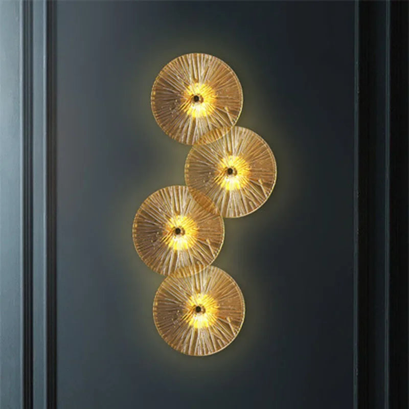 applique murale moderne en verre style art déco pour décoration intérieure - vue 5 sur 13