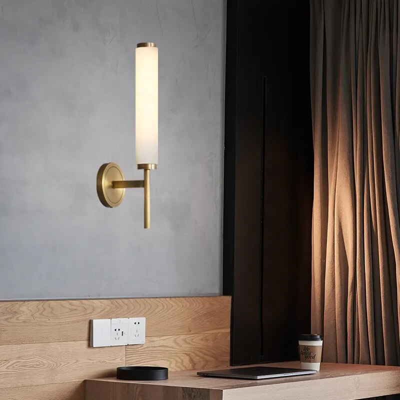 Applique murale LED en marbre naturel - vue 5 sur 7