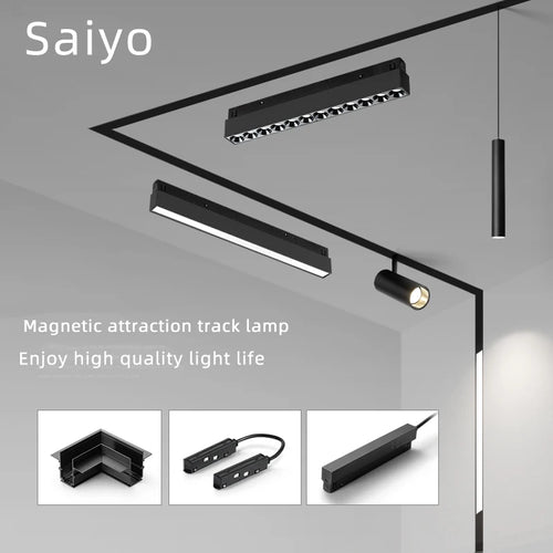lampe led magnétique à intensité variable projecteur de plafond zigbee