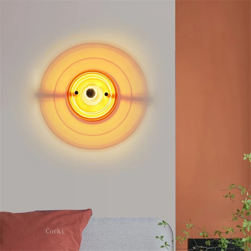 applique murale moderne en acrylique pour intérieur lumineux - vue 5 sur 12