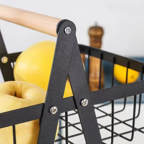 panier de rangement amovible pour fruits légumes et cosmétiques - vue 5 sur 8