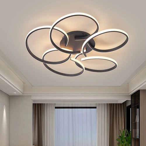 plafonnier moderne design créatif à leds pour intérieur - vue 3 sur 13