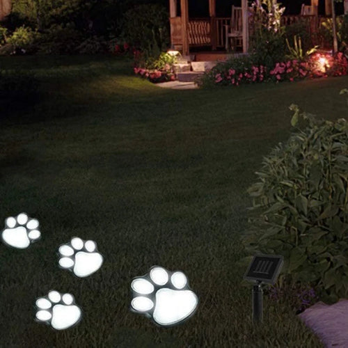 lot de 4 lampes solaires chien pour jardin extérieur animaux - vue 4 sur 6