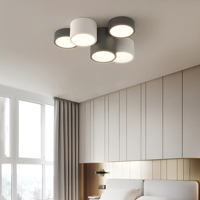 plafonnier moderne à leds pour décoration intérieure élégante - vue 5 sur 9