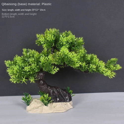 plante artificielle bonsaï en plastique pour décoration intérieure - vue 26 sur 41