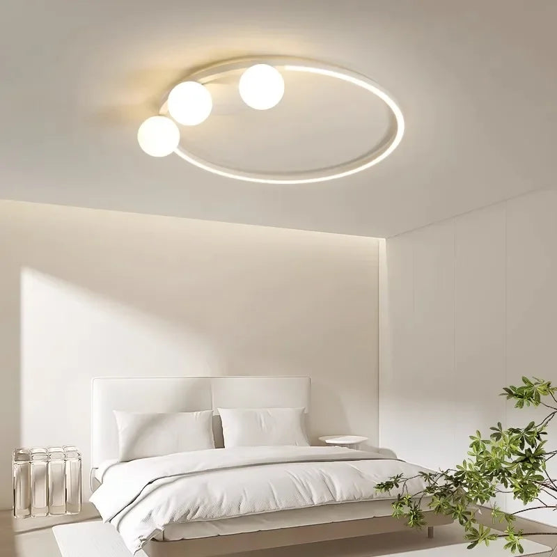 plafonnier led minimaliste moderne lustres éclairage luminaire - vue 1 sur 9