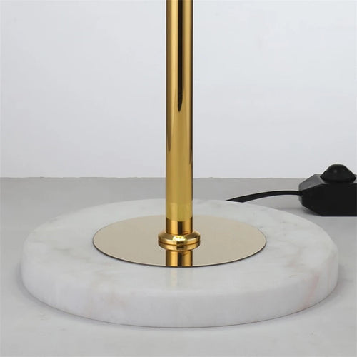 lampadaire post-moderne nordique en cristal doré led luxe - vue 6 sur 17