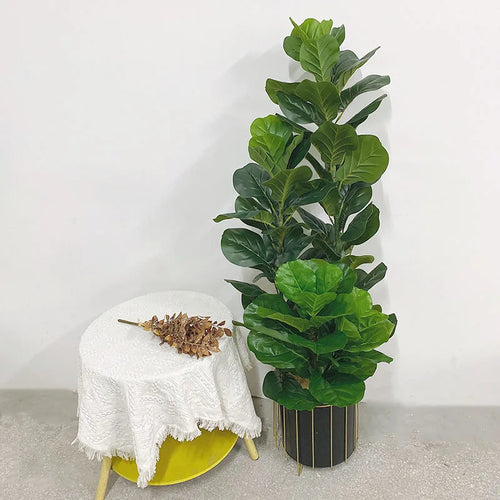plante artificielle ficus lyrata pour décoration intérieure et extérieure - vue 4 sur 18