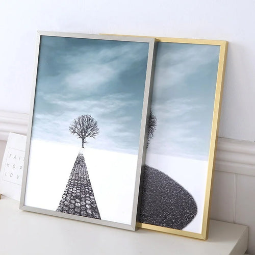 cadre photo moderne en métal pour décoration intérieure - vue 2 sur 12