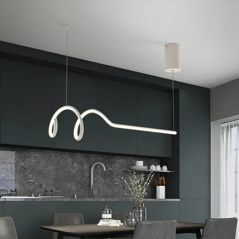suspension moderne en led pour décoration d'intérieur élégante - vue 6 sur 10