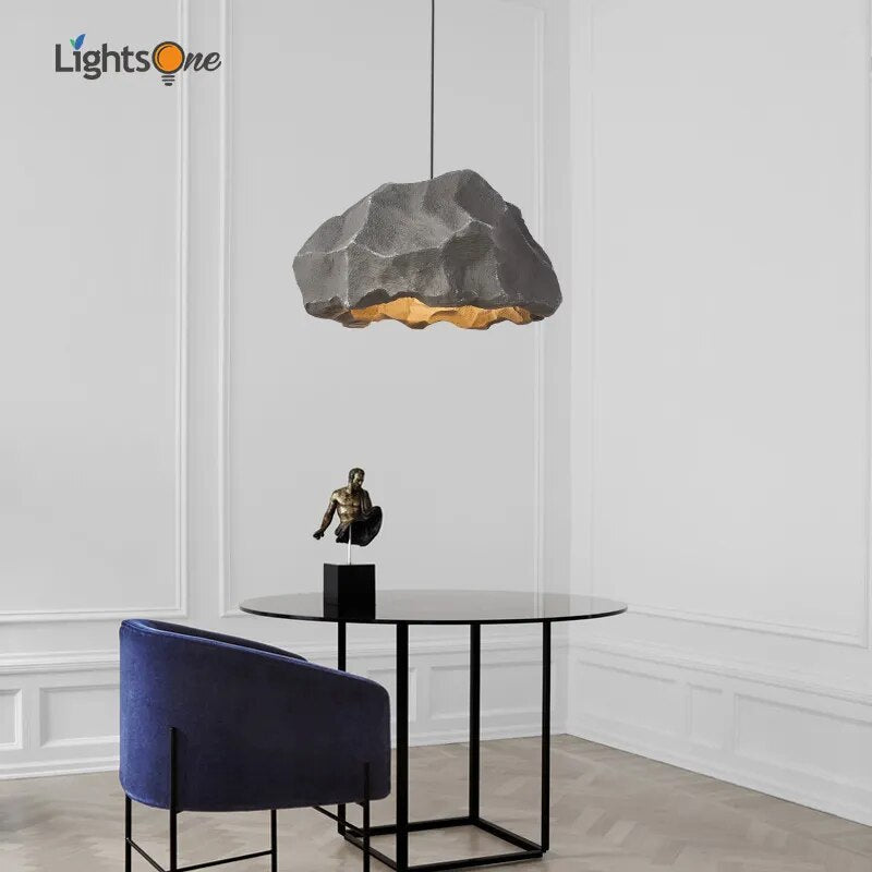 Suspension style pierre de style japonais - vue 2 sur 9